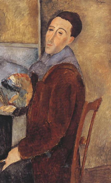 Amedeo Modigliani Self-Portrait (mk39) Spain oil painting art